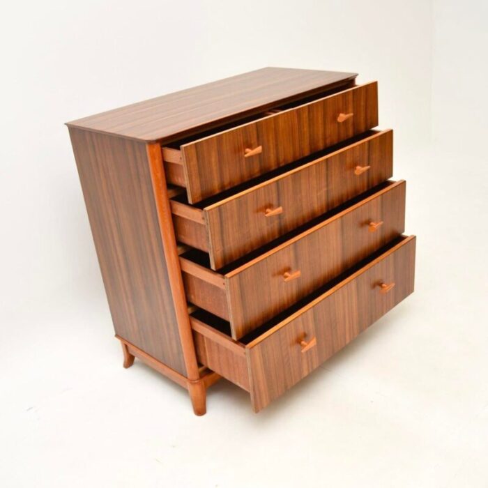 vintage walnut chest of drawers from vesper 1950 7358