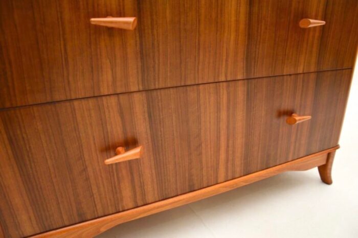 vintage walnut chest of drawers from vesper 1950 8603