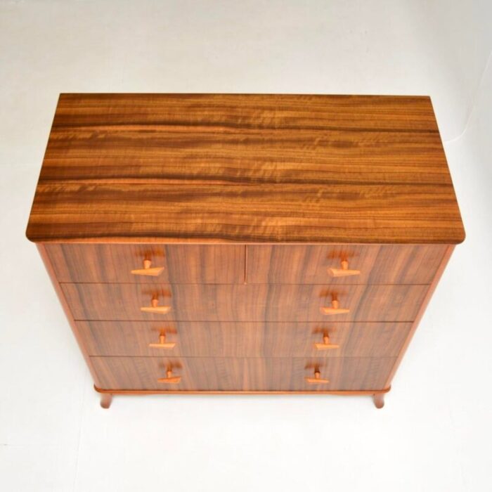 vintage walnut chest of drawers from vesper 1950 9210