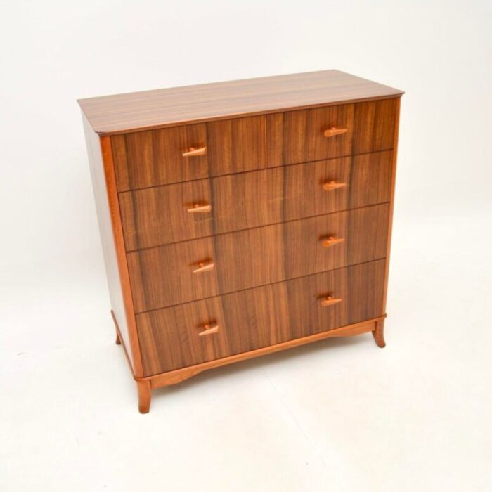 vintage walnut chest of drawers from vesper 1950 9690