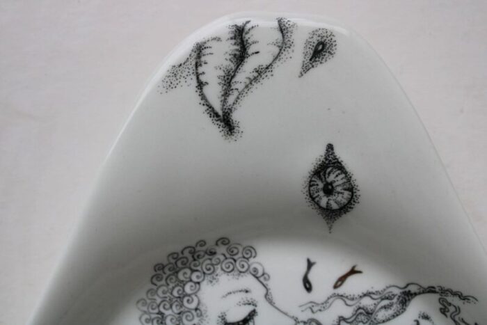 water 2009 plate in painted porcelain by ieva liepina 5