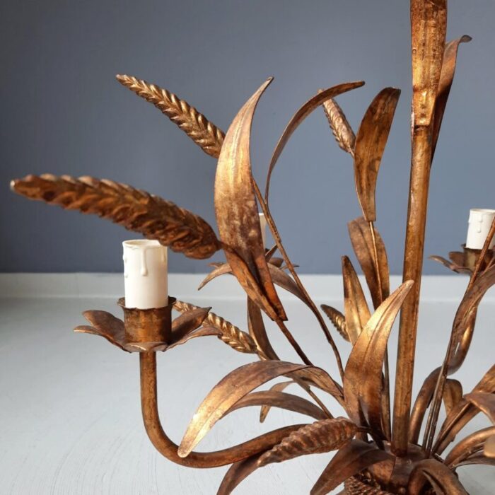 wheat sheaf chandelier 1960s 2799