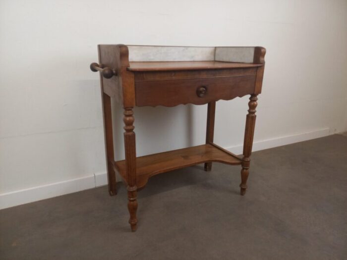 wooden and marble dressing table 1920s 1032