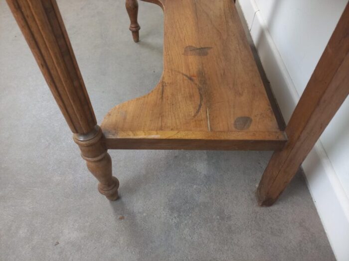 wooden and marble dressing table 1920s 9462