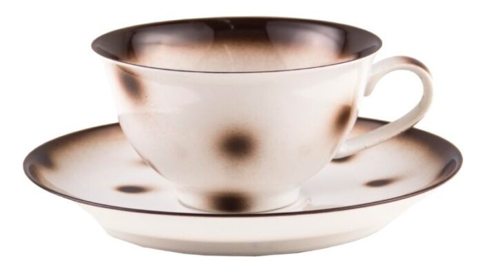 yellow dots porcelain collection tea cup from litolff 3801