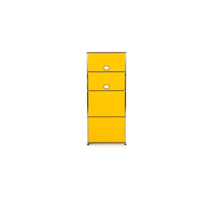 yellow metal sideboard from usm haller 5541