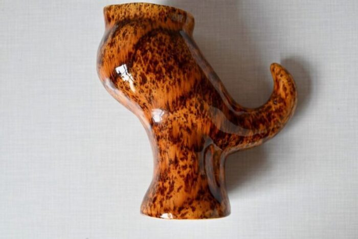 zoomorphic ceramic vase from accolay 1960s 11